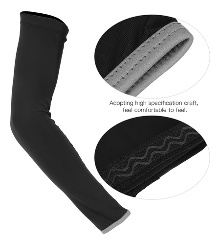 Funda De Brazo Para Deportes, 1 Par De Protectores Solares T