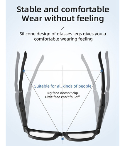 Lentes De Audio Audífonos Inteligentes Bluetooth Lentes,