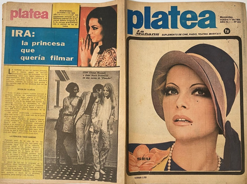Platea, Nº 223 Oct 1969 Virna Lisi Tv Cine Radio Teatro Cr02