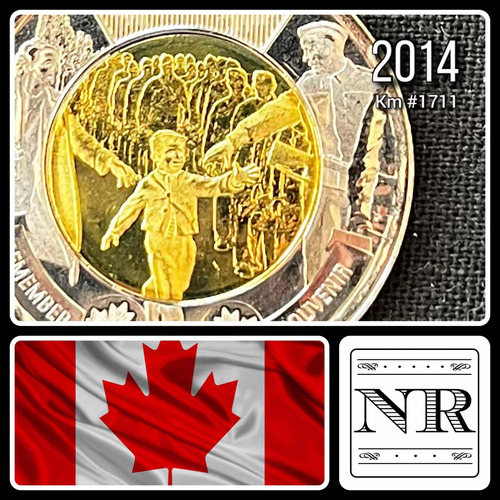 Canadá - 2 Dólares - Año 2014 - Km #1711 - Segunda Guerra