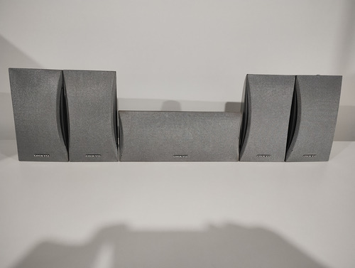 Kit 5 Caixas Acústica Onkyo Mod. Skf-340fscb C/ 120w Usada Cinza-escuro (Usado)