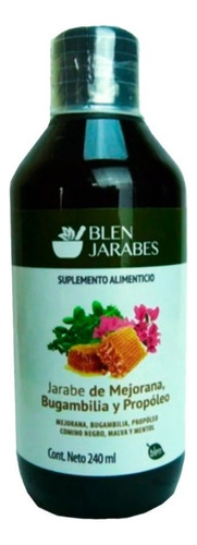Jarabe De Mejorana Blen Propóleo Antibiótico Natural 240ml