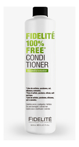 Acondicionador Fidelite 100% Free Sulfatos Y Parabeno X900ml