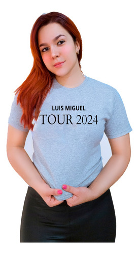 Polera Luis Miguel Logo Tour 2024 Estadio Nacional Exclusivo