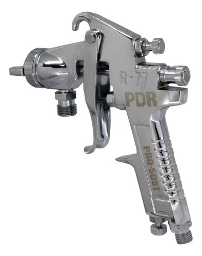 Pistola Para Tanque De Pintura 2.0mm Pdr Pro-509t Cor Prateado