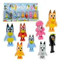 Comprar Bluey Figuras 8 Muñecos Juguetes Coleccion Bluey Bingo