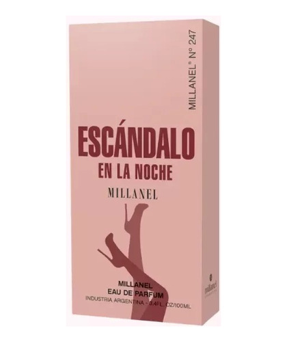 Perfume Millanel Escandalo De La Noche N247. 100ml.