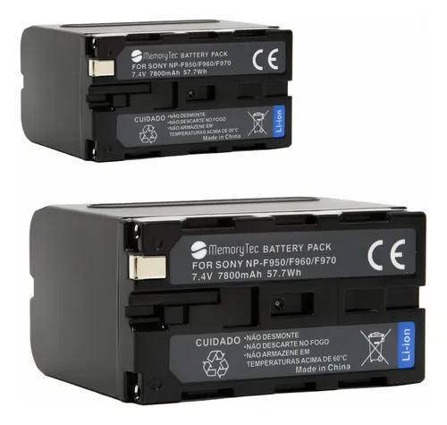 2 Bat.erias Np-f950/960/970 Para Monitor Dslr