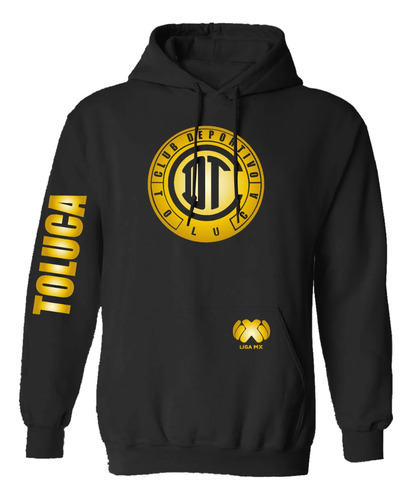 Sudadera Modelo Liga Mx Club Deportivo Toluca Gold Edition 