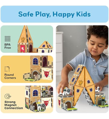 Picassotiles, 70 Piezas, Edad Media, Medieval Y Castillo