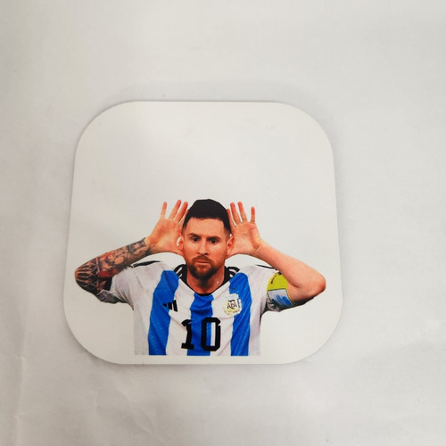 Imagen 2 de 7 de Pack Posavasos De Messi Selección Argentina X6 Unidades