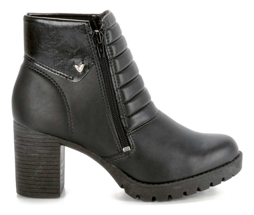 Bota Mississipi Feminino Salto Robusto Q7836 Pto