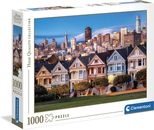 Quebra-cabeças Clementoni de 1000 unidades da San Francisco Classic Houses