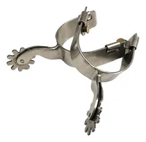 Comprar Par De Esporas Qm De Inox Roseta Com 8 Pontas Para Cavalgada