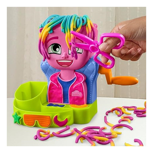Play-doh Set Juego De Peluquería Con 6 Latas De Plastilina