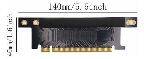 Tarjeta Elevadora Pci Express 3.0 16x Cable De Extension 90