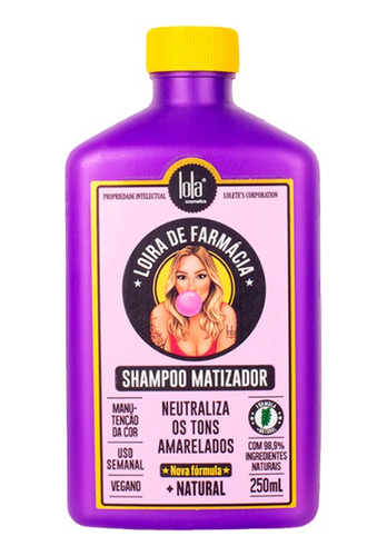 Lola Shampoo Matizador Loira De Farmacia X 230 Ml