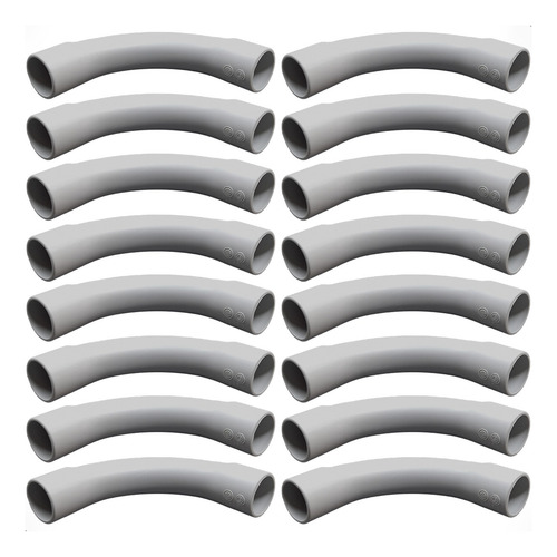 Curva Para Tubo Rígido Pvc 20mm Genrod X50