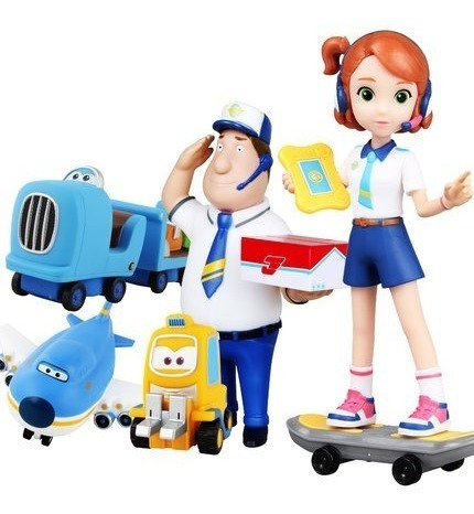 Super Wings - Big Wing - Sammy - Roy -sky E Jimbo Comandante