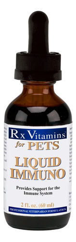Rx Vitamins Liquid Immuno Apoyo Inmunologico Para Perros Y G