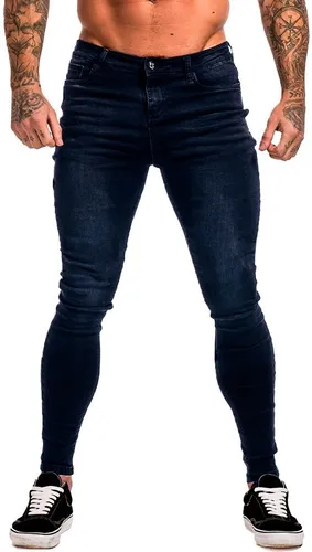 Jeans Hombre Chupin Elastizado Roto MercadoLibre