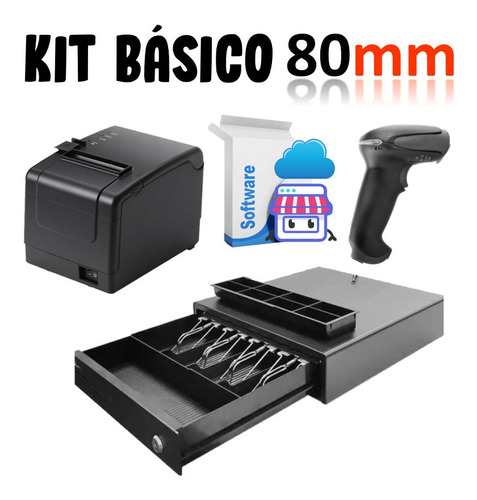 Kit Punto De Venta Tiendify Abarrote Farmacia Papeleria 80mm