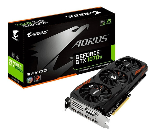 Gtx 1070 Ti Aorus Gigabyte De 8gb