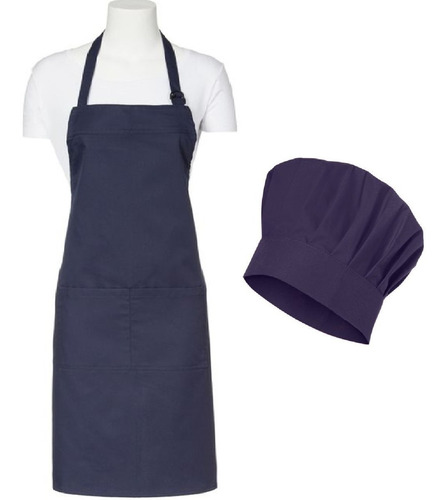 Delantal De Cocina Con Gorro Antifluido, Chef, Mesero