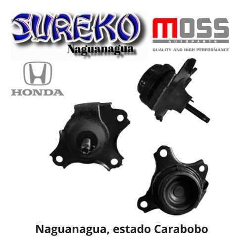 Base De Motor Inferior Izquierdo Honda Civic Año 01-03