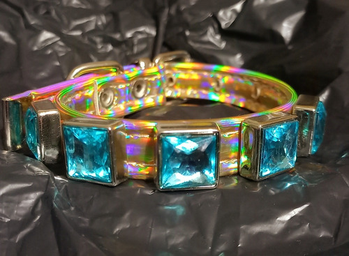 Imagen 3 de 5 de Collar De Lujo Carlitos Glam Perro Toy Con Glamour