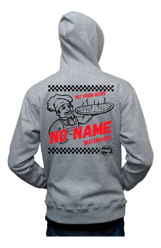 Campera Frizada Con Capucha No Name Fresh Decks