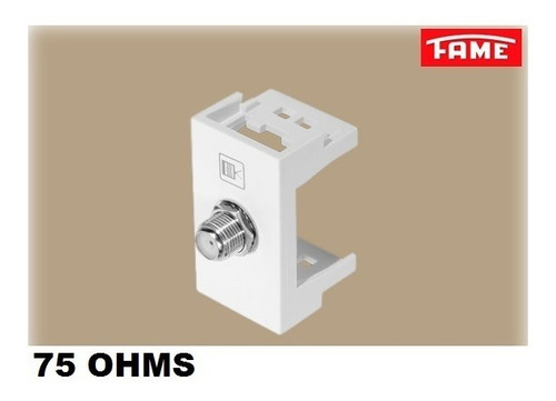Módulo Tomada Tv Coaxial 75 Ohms Fame Modulare/evidence
