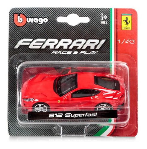 Auto Ferrari 812 Superfast Coleccion Metal Esc 1:43 Burago