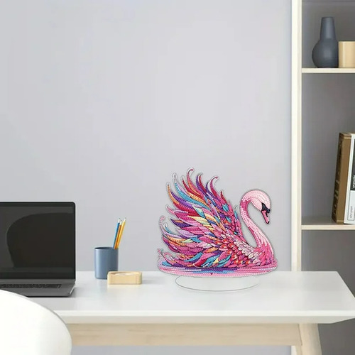 Diamond Painting Figuras Acrilico, Cisne Aa101