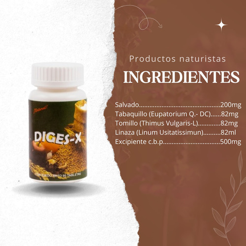 Diges-x Combate La Indigestión Y Atonía Gastrointestinal