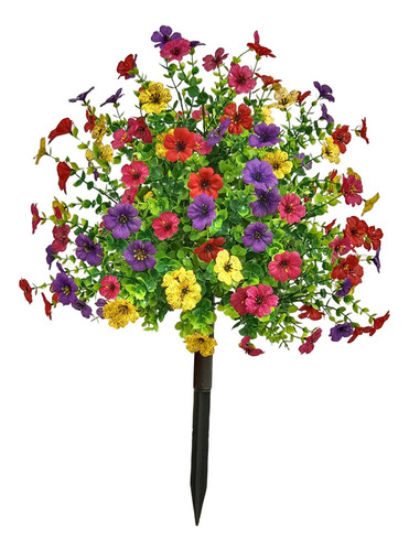 Estaca De Flores Artificiales Para Jardín, Reutilizable,