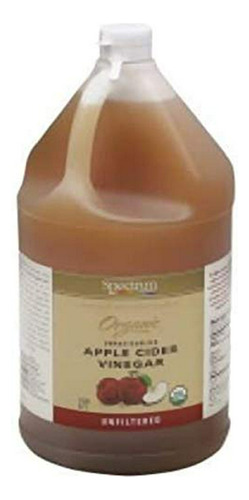 Vinagre De Manzana Orgánico Sin Filtrar Spectrum Naturals, 1