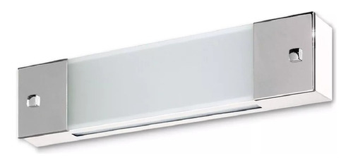 Aplique 2 Luces De Baño Para Lamparas E27 Led Cromo 