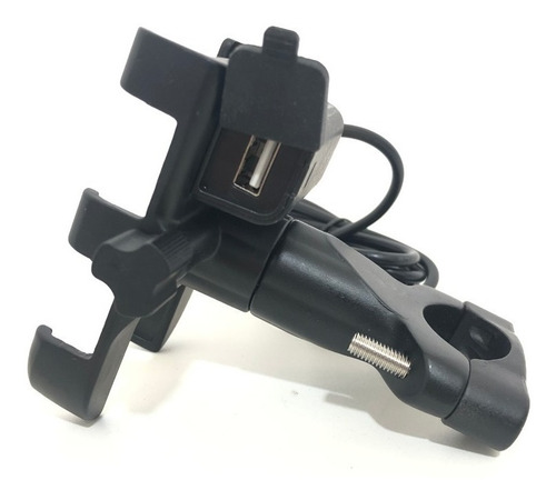Suporte Celular Alumínio Para Motos 360º Com Carregador Usb!