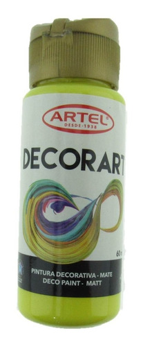 Pintura Decorat Acrílica De Artel 60 Ml Para Arcilla Madera