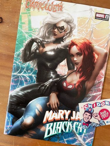 Comic - Mary Jane & Black Cat #1 Darkweb Kunkka Cover A Sexy