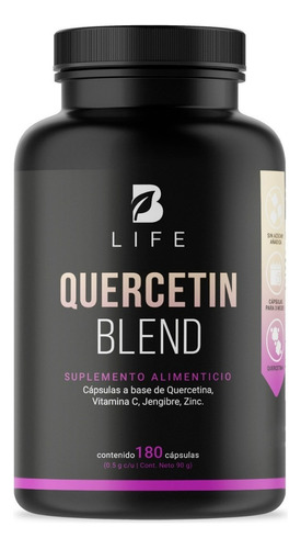 Quercetina D 180 Cáps Con Vitamina C Quercetin Blend B Life