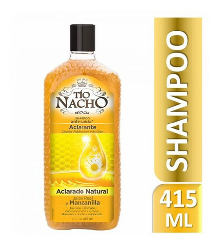 Shampoo Tío Nacho Aclarante +jalea Real + Manzanilla 415ml