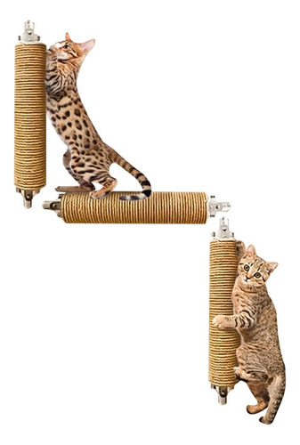 La La Pet - Juego De 3 Rascadores De Vidrio Para Gatos, Sin 