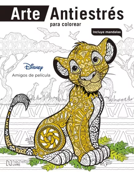 Disney Colorear Arte Africa India Libro Antiestres Mandalas