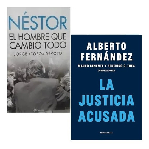 Imagen 1 de 4 de Pack Néstor + Justicia Acusada - Devoto / Fernandez
