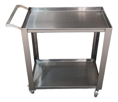 Carro Gastronómico De Servicio En Inox 70x40x70 ¡¡¡oferta!!!