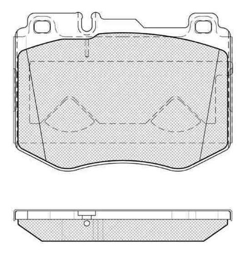 Pastilla De Freno Mercedes Benz Clase C 350 - Amg C 63 Rod.1