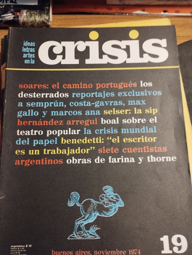 Revista Crisis.  Año 2  Nº19. Noviembre 1974
