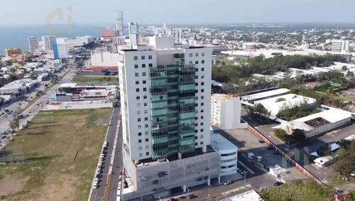 Oficina En Venta En Veracruz, En Torre 1519 Piso 9, Climatizada, 4 Cajones De Estacionamiento